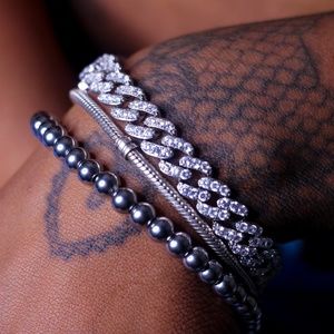 Icy Cuban Lynx Bracelet